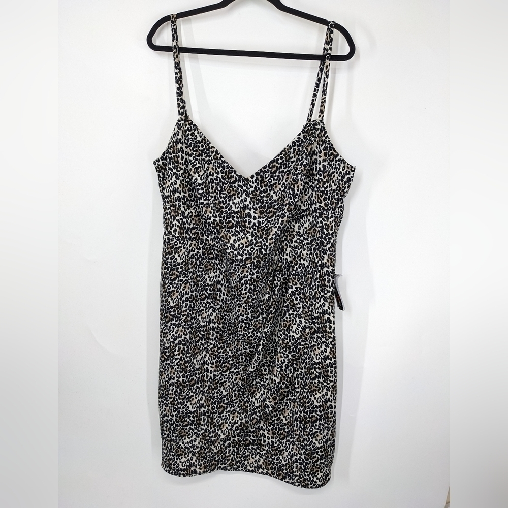 NWT TEEZE ME Animal Print Spaghetti Strap Dress